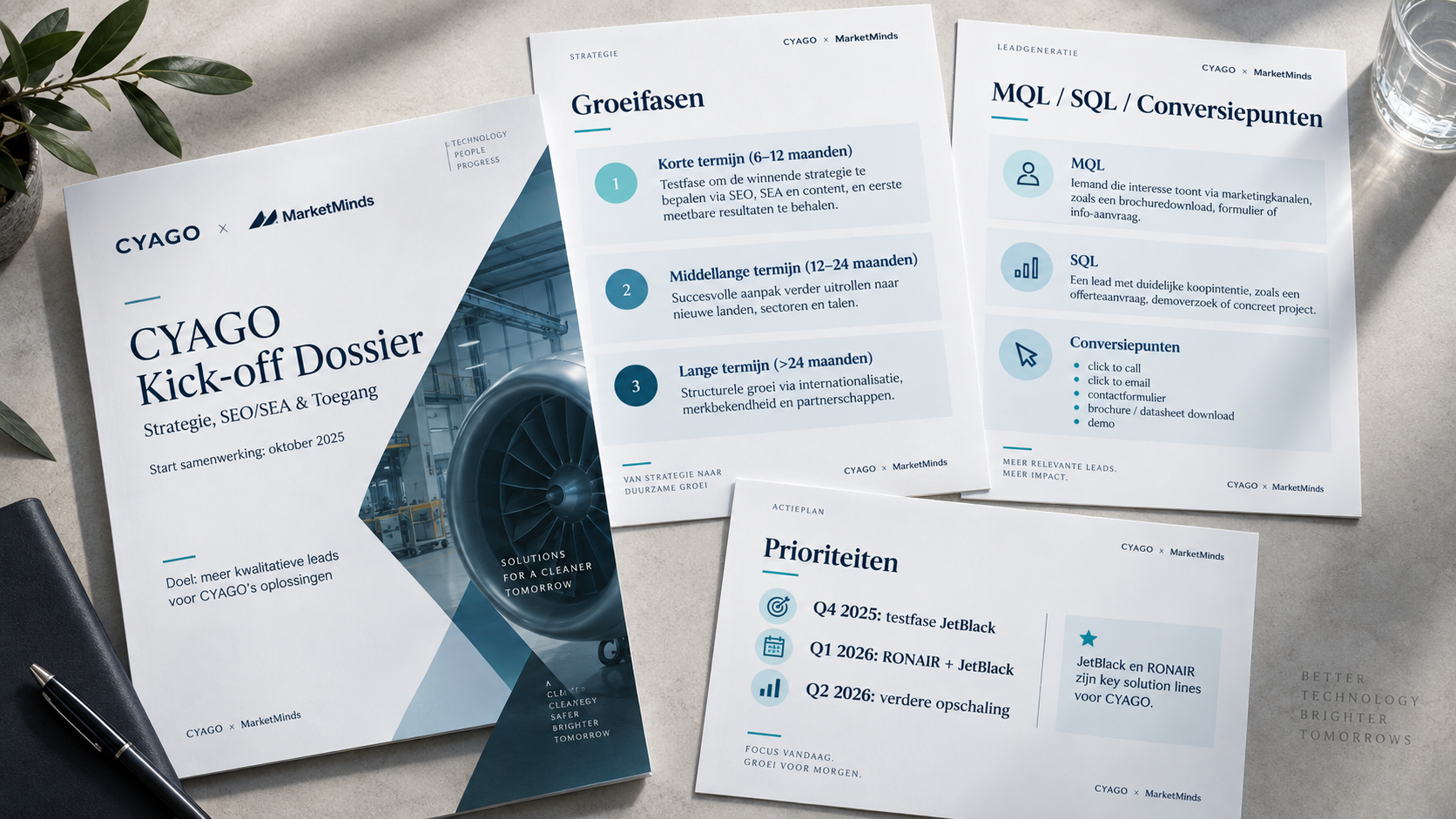 Marketinganalyse en groeistrategie voor CYAGO